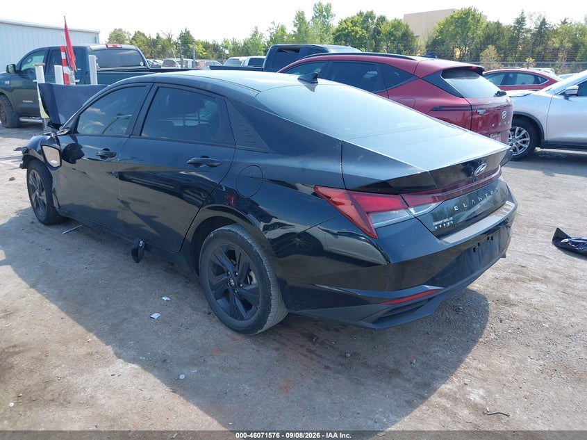 Vin: kmhlm4ag9mu196499, lot: 46571111, hyundai elantra sel 20213