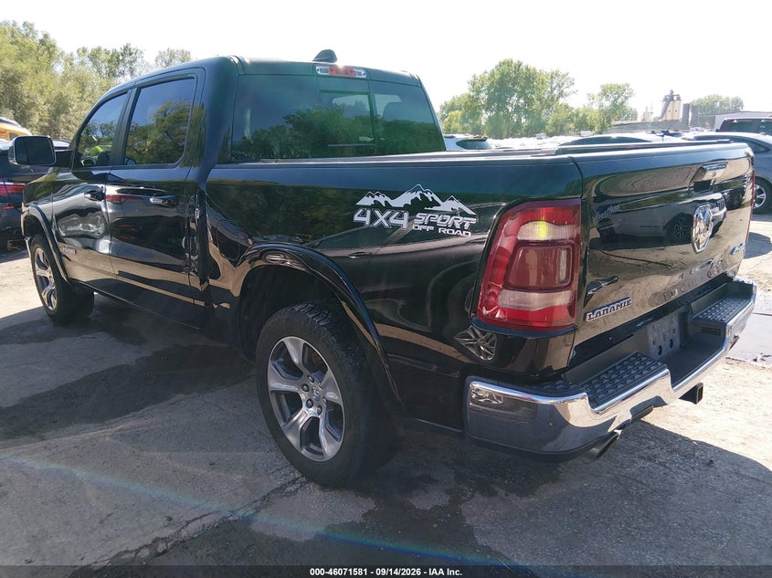 Vin: 1c6srfjt3ln176548, lot: 46571116, ram 1500 laramie  4x4 5'7 box 20203