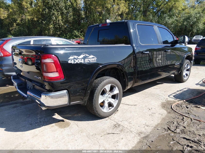 Vin: 1c6srfjt3ln176548, lot: 46571116, ram 1500 laramie  4x4 5'7 box 20204