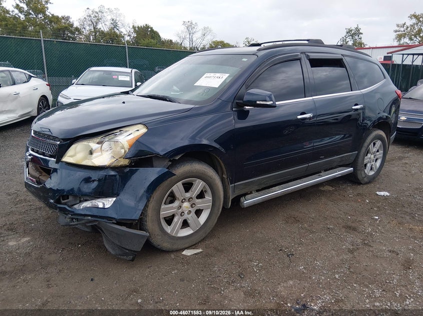 Vin: 1gnkvged7bj190737, lot: 46571118, chevrolet traverse 1lt 20112