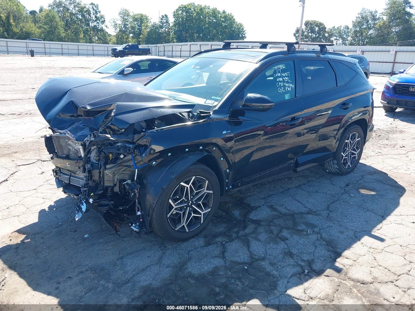 Vin: km8jfcd16ru149392, lot: 46571121, hyundai tucson hybrid n line 20242