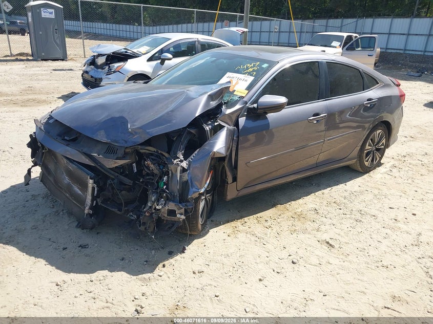 Vin: 19xfc1f76he024317, lot: 46571151, honda civic ex-l 20172