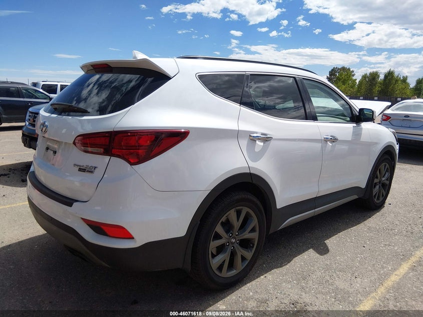 Vin: 5nmzwdla5jh087767, lot: 46571153, hyundai santa fe sport 2.0t ultimate 20184