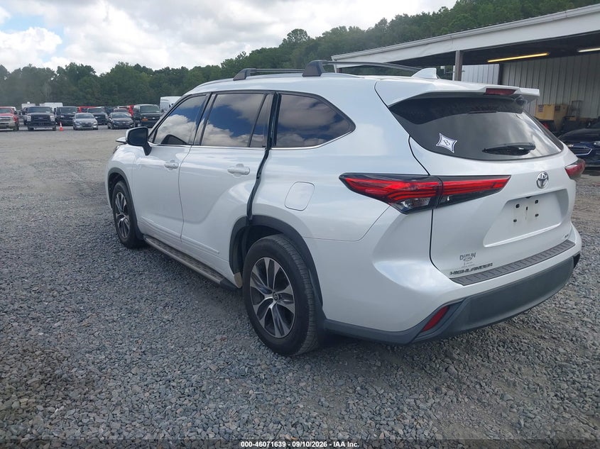 Vin: 5tdgzrah5ns121348, lot: 46571174, toyota highlander xle 20223