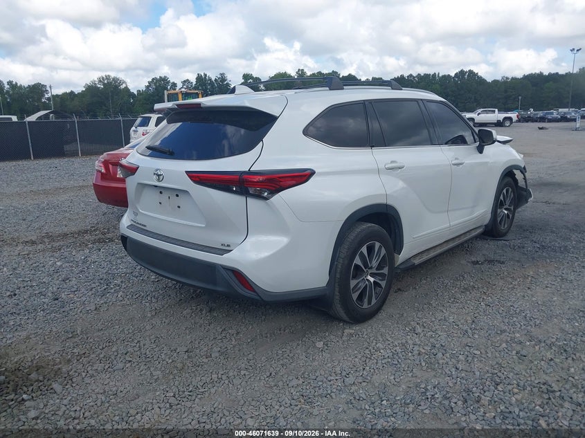 Vin: 5tdgzrah5ns121348, lot: 46571174, toyota highlander xle 20224