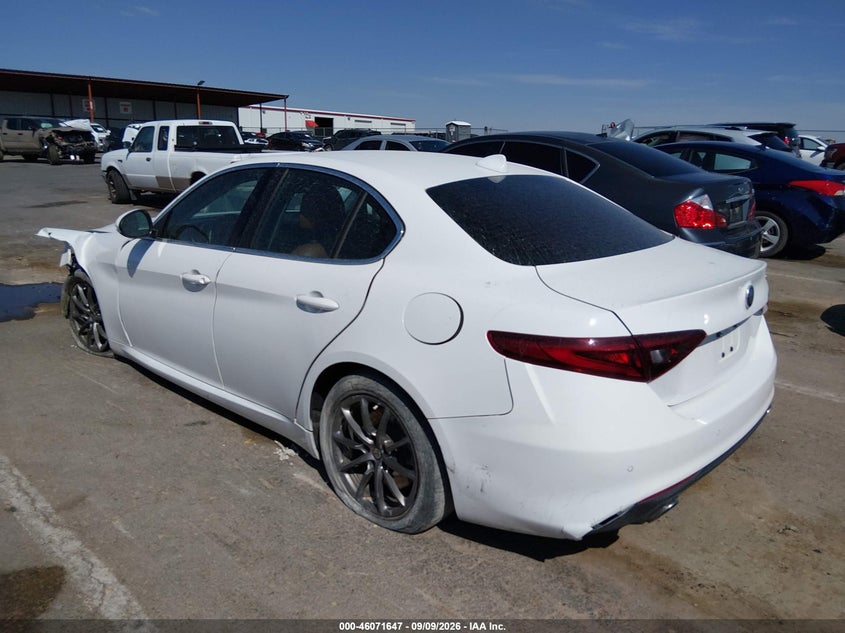 Vin: zarfaman0l7631521, lot: 46571182, alfa romeo giulia rwd 20203