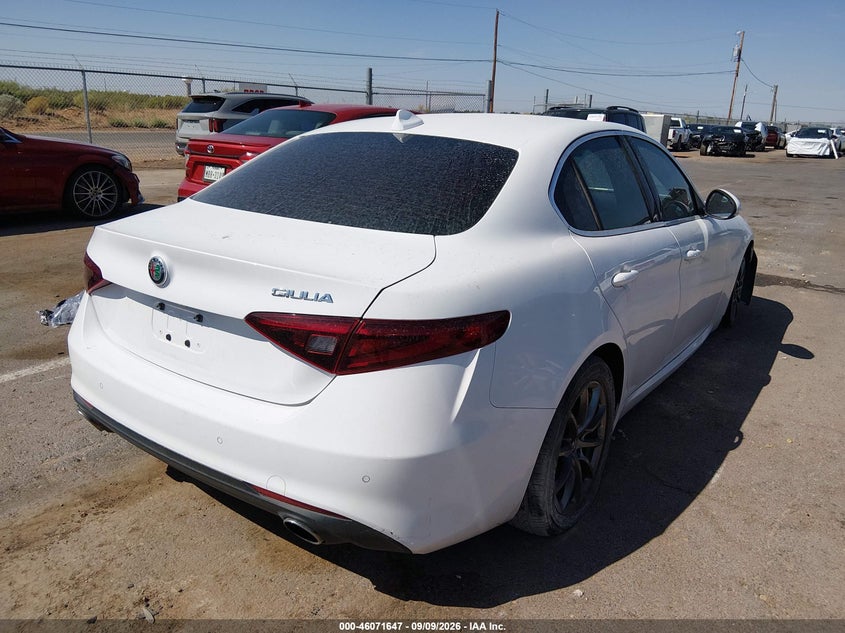 Vin: zarfaman0l7631521, lot: 46571182, alfa romeo giulia rwd 20204