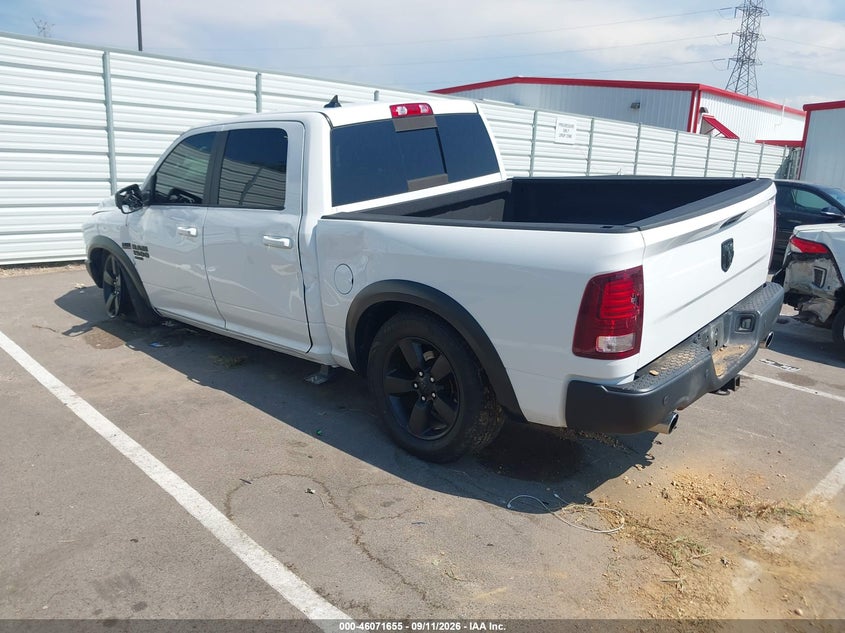 Vin: 1c6rr6lt1ks683766, lot: 46571190, ram 1500 classic warlock  4x2 5'7 box 20193
