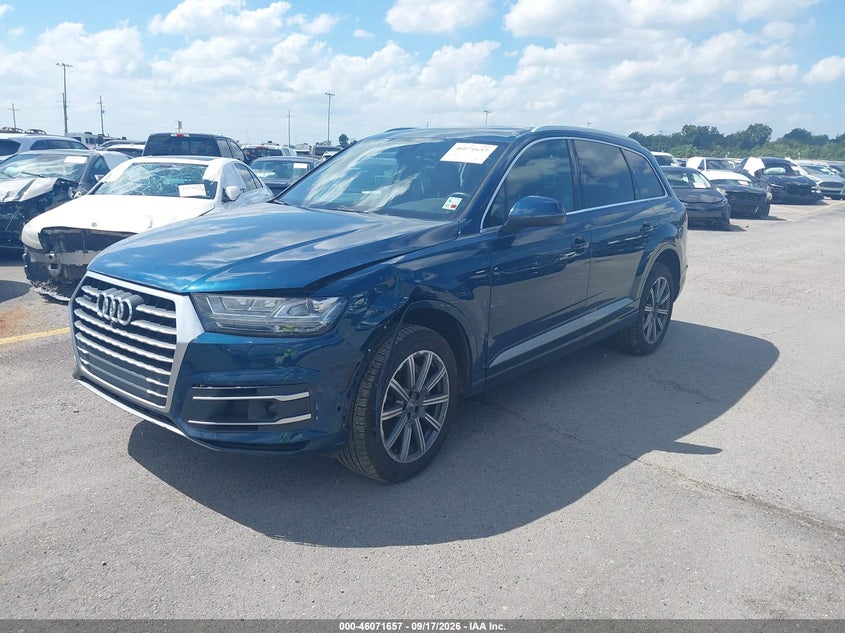 Vin: wa1laaf7xkd009623, lot: 46571192, audi q7 55 premium/55 se premium 20192