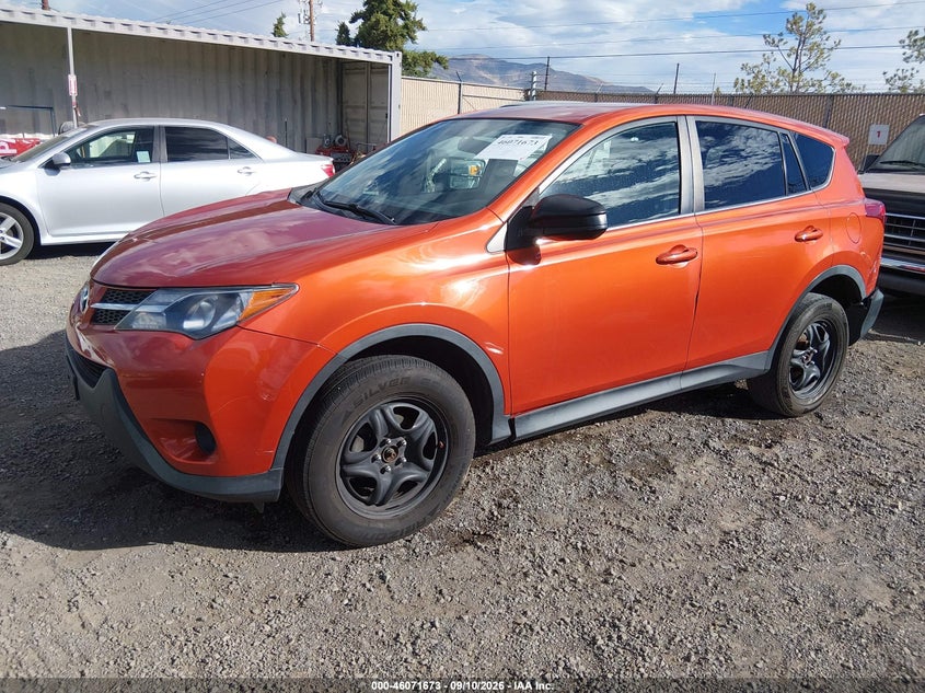 Vin: 2t3bfrev7fw241655, lot: 46571208, toyota rav4 le 20152