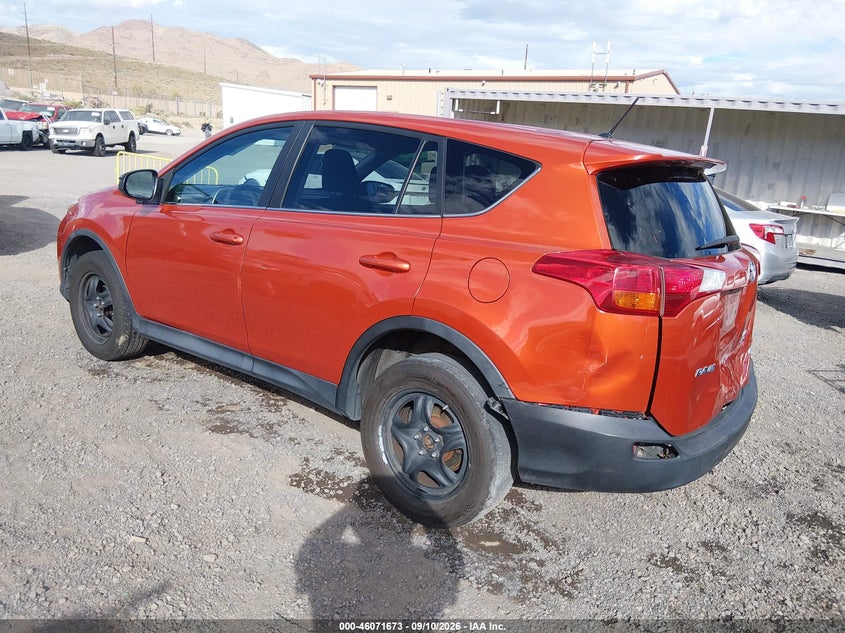 Vin: 2t3bfrev7fw241655, lot: 46571208, toyota rav4 le 20153