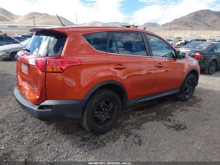 Vin: 2t3bfrev7fw241655, lot: 46571208, toyota rav4 le 20154