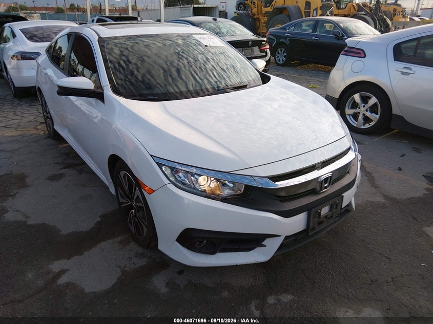 Vin: jhmfc1f30jx010205, lot: 46571231, honda civic ex-t 20181