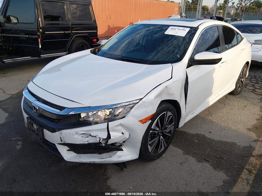 Vin: jhmfc1f30jx010205, lot: 46571231, honda civic ex-t 20182