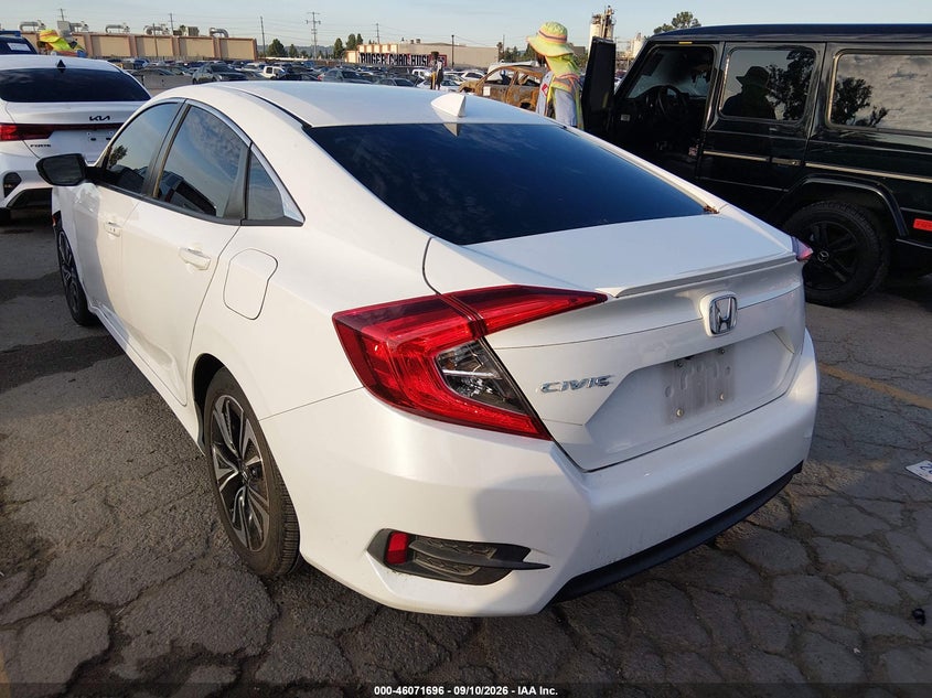 Vin: jhmfc1f30jx010205, lot: 46571231, honda civic ex-t 20183