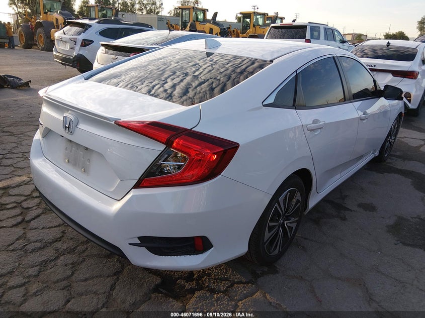 Vin: jhmfc1f30jx010205, lot: 46571231, honda civic ex-t 20184