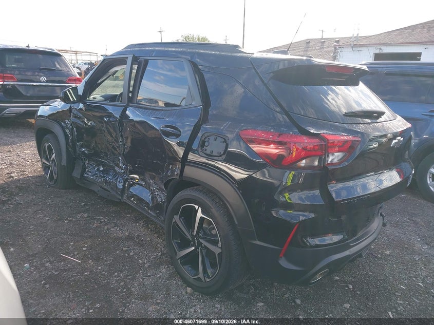 Vin: kl79mtsl7pb134522, lot: 46571234, chevrolet trailblazer fwd rs 20233