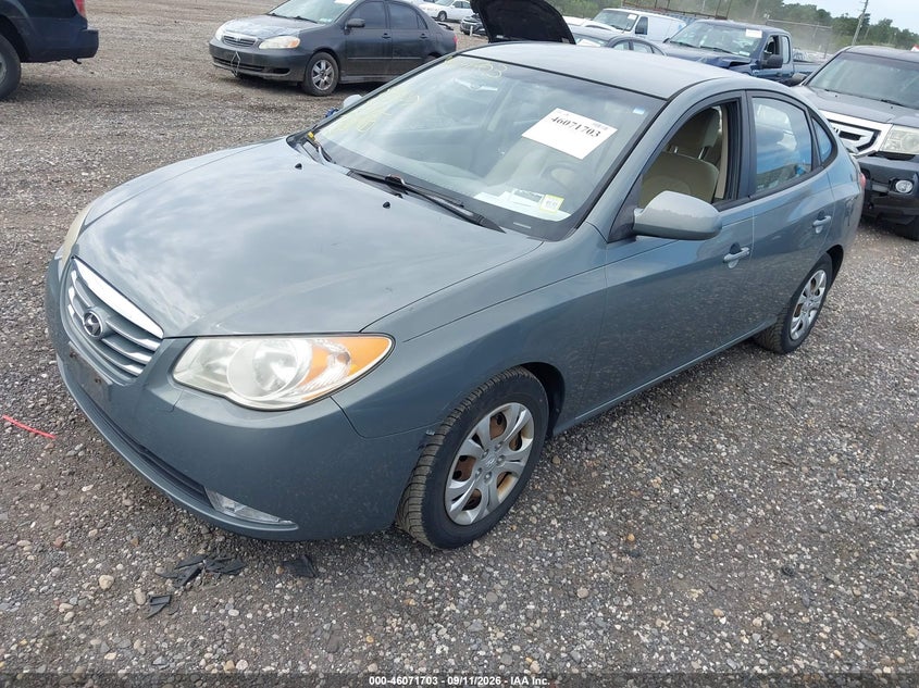 Vin: kmhdu4ad7au865276, lot: 46571238, hyundai elantra gls 20102