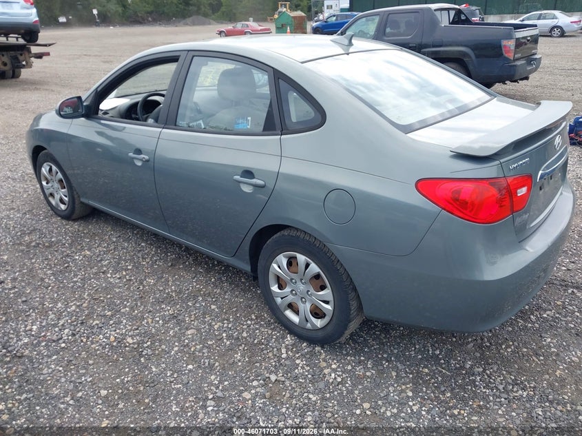Vin: kmhdu4ad7au865276, lot: 46571238, hyundai elantra gls 20103