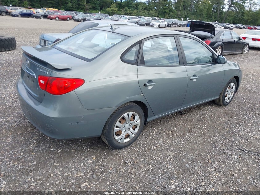 Vin: kmhdu4ad7au865276, lot: 46571238, hyundai elantra gls 20104
