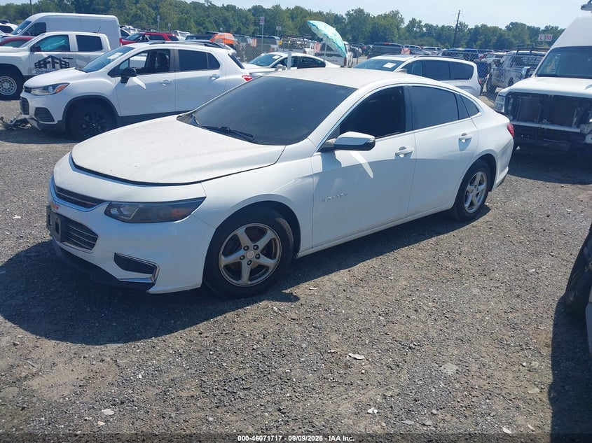 Vin: 1g1zb5st0gf307318, lot: 46571252, chevrolet malibu ls 20162