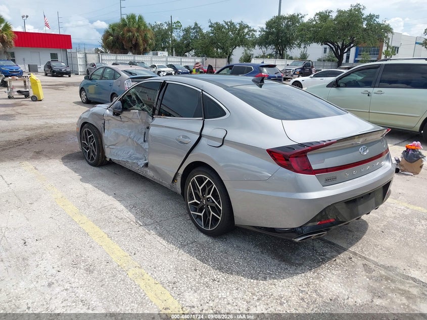 Vin: kmhl14jc1pa279209, lot: 46571259, hyundai sonata n line 20233