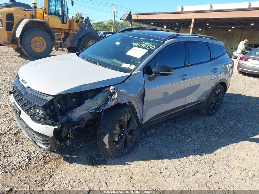 Vin: 5xyk6cdf2sg303818, lot: 46571265, kia sportage x-line 20252