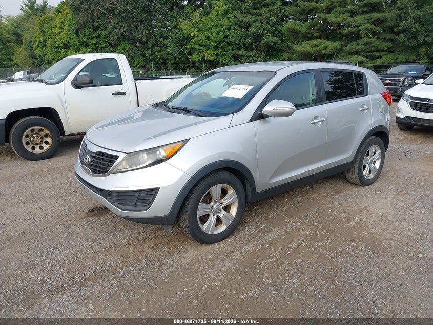 Vin: kndpb3a23d7422805, lot: 46571270, kia sportage lx 20132