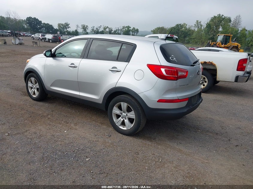 Vin: kndpb3a23d7422805, lot: 46571270, kia sportage lx 20133