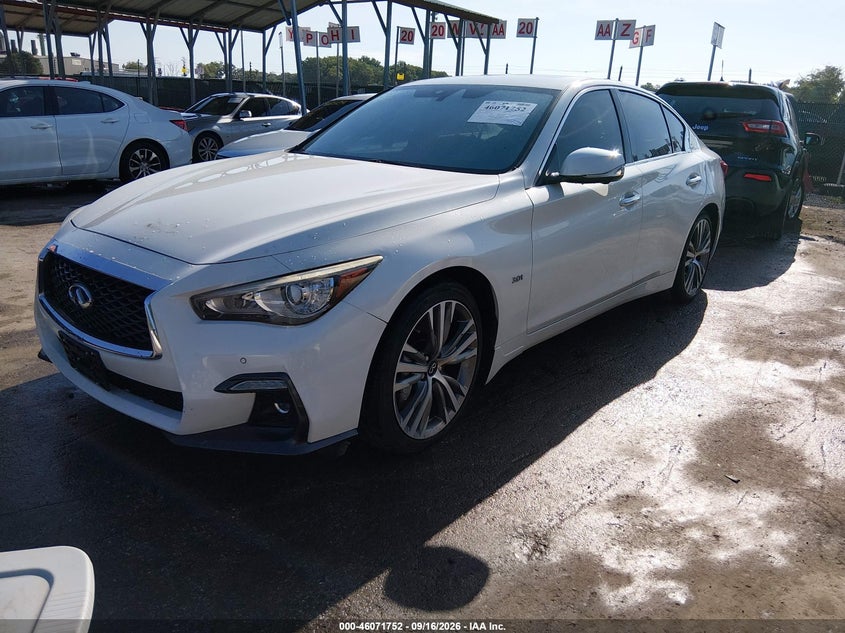 2018 Infiniti Q50, Fresh Water, IAAI, VIN JN1EV7AR0JM436079 — photo 2