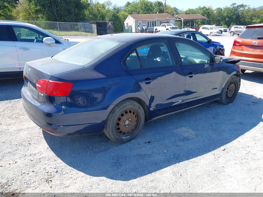 Vin: 3vwdp7aj9cm372769, lot: 46571299, volkswagen jetta 2.5l se 20124
