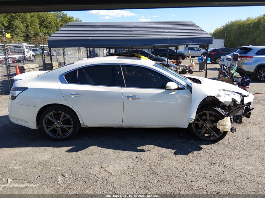 NISSAN MAXIMA 2014 VIN 1N4AA5AP7EC483573