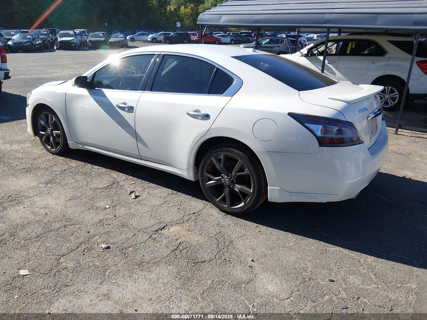 Vin: 1n4aa5ap7ec483573, lot: 46571306, nissan maxima 3.5 sv 20143