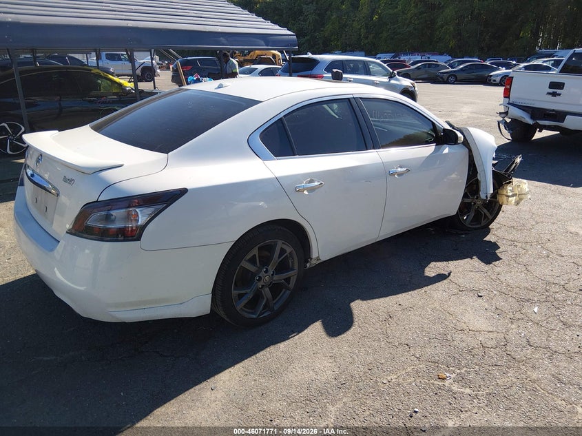 Vin: 1n4aa5ap7ec483573, lot: 46571306, nissan maxima 3.5 sv 20144