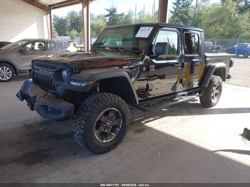 Vin: 1c6jjtbg5ml600134, lot: 46571326, jeep gladiator rubicon 4x4 20212