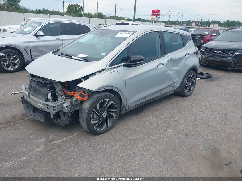 Vin: 1g1fx6s00p4158257, lot: 46571336, chevrolet bolt ev fwd 2lt 20232