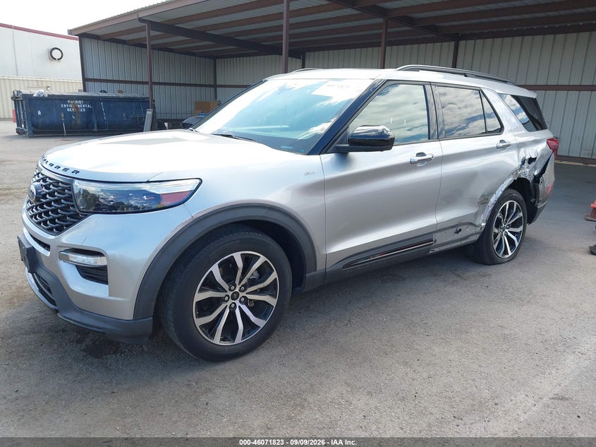 Vin: 1fmsk7kh9pgb67131, lot: 46571358, ford explorer st-line 20232