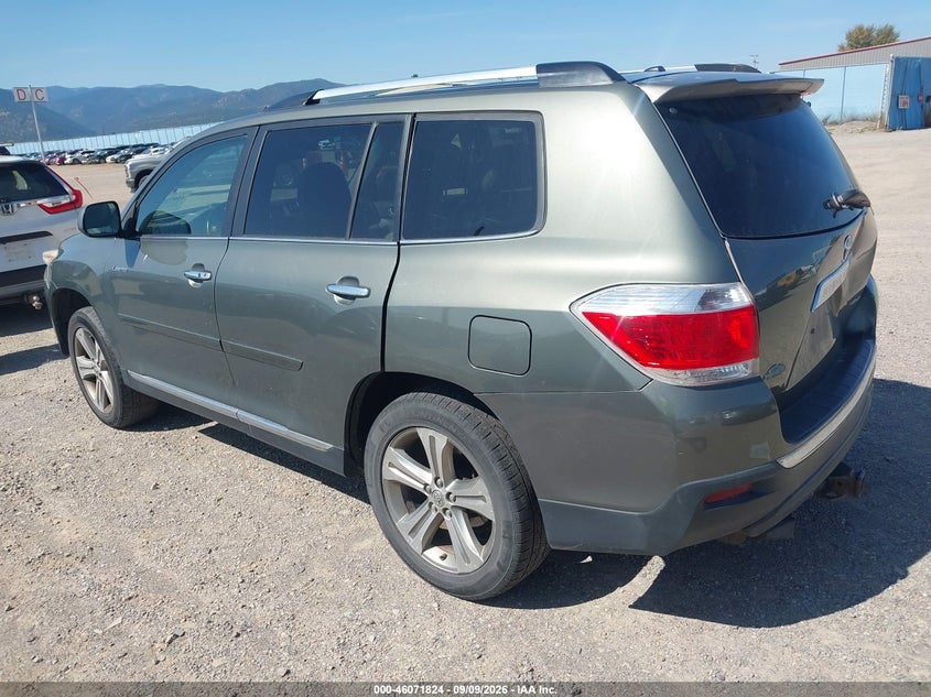 Vin: 5tddk3eh4bs052288, lot: 46571360, toyota highlander limited v6 20113