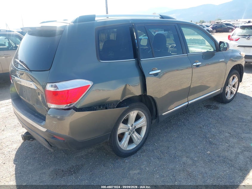 Vin: 5tddk3eh4bs052288, lot: 46571360, toyota highlander limited v6 20114