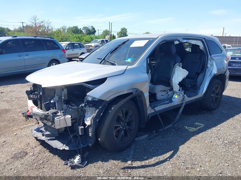 Vin: 5tdbkrfh1gs233882, lot: 46571366, toyota highlander le plus v6 20162