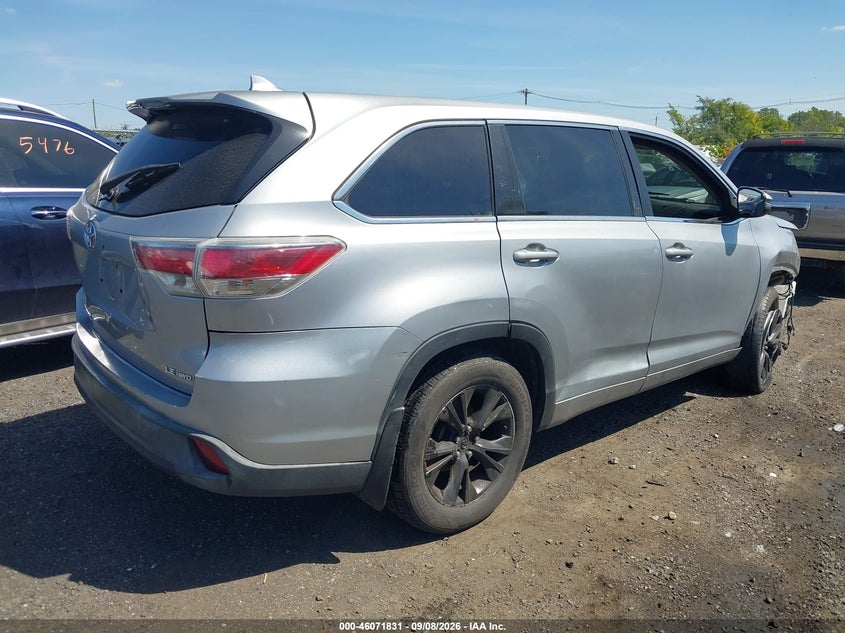 Vin: 5tdbkrfh1gs233882, lot: 46571366, toyota highlander le plus v6 20164