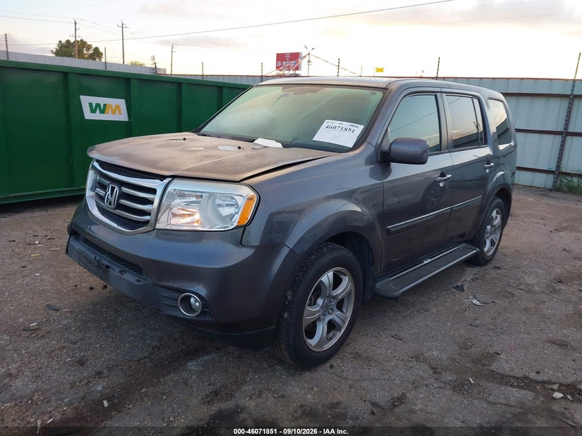 Vin: 5fnyf3h46fb002047, lot: 46571386, honda pilot ex 20152