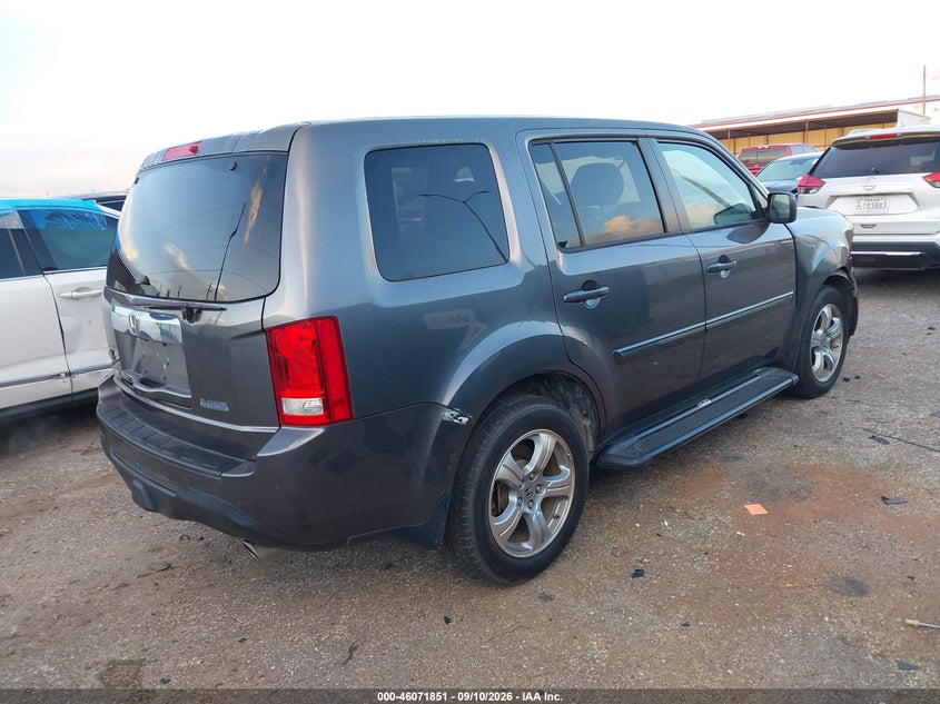 Vin: 5fnyf3h46fb002047, lot: 46571386, honda pilot ex 20154