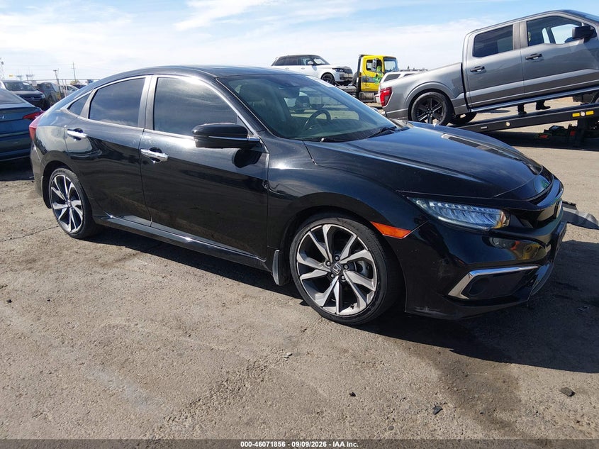 Vin: 19xfc1f9xle208797, lot: 46571391, honda civic touring 20201