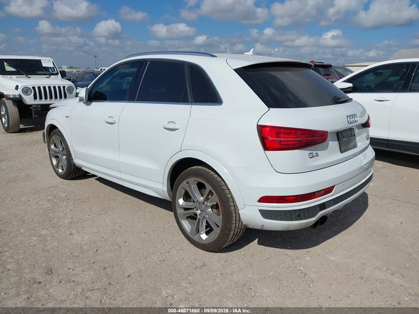 Vin: wa1gfcfs2gr011024, lot: 46571395, audi q3 2.0t premium plus 20163