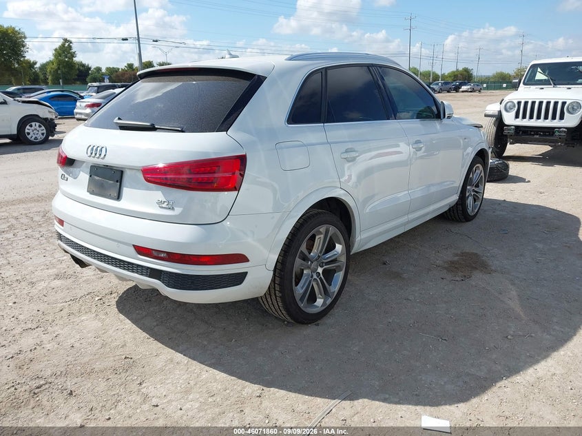 Vin: wa1gfcfs2gr011024, lot: 46571395, audi q3 2.0t premium plus 20164