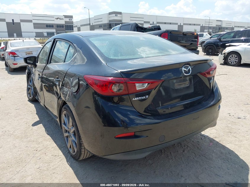 Vin: 3mzbn1v39jm208232, lot: 46571427, mazda mazda3 touring 20183