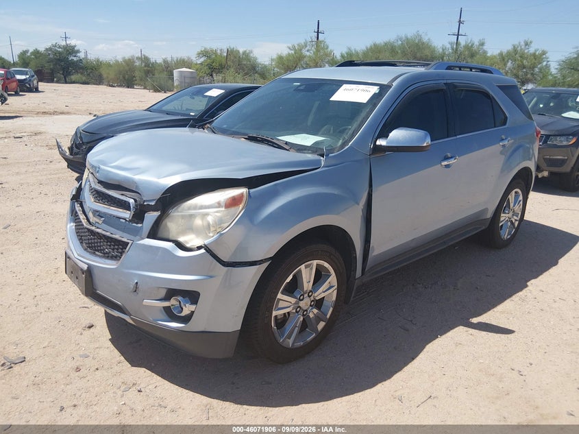 2014 Chevrolet Equinox Ltz, Front End, IAAI, VIN 2GNFLHE33E6224291 — photo 2