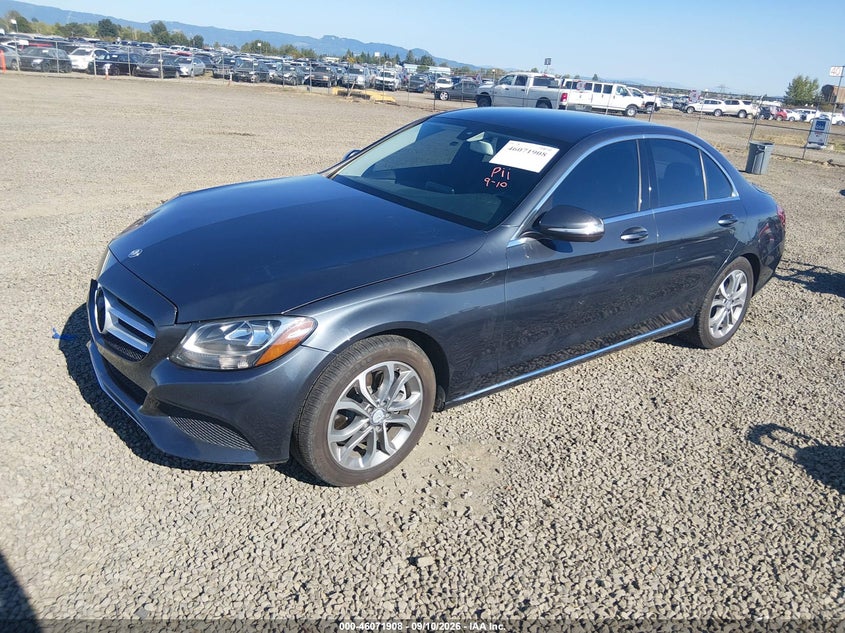 Vin: 55swf4jb8fu095223, lot: 46571443, mercedes-benz c 300 20152