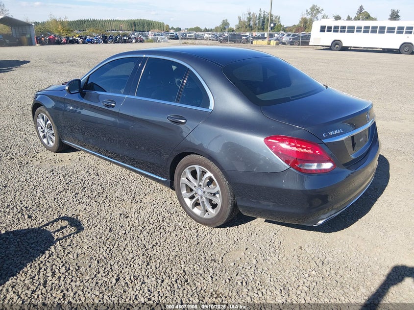 Vin: 55swf4jb8fu095223, lot: 46571443, mercedes-benz c 300 20153